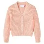 Rosa Strickjacke für Kinder 140 von vidaXL, Oberbekleidung für Kinder - Ref: Foro24-14569, Preis: 16,18 €, Rabatt: %