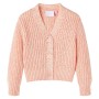 Rosa Strickjacke für Kinder 140 von vidaXL, Oberbekleidung für Kinder - Ref: Foro24-14569, Preis: 16,92 €, Rabatt: %
