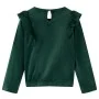 Kinderbluse mit dunkelgrünen Rüschen 104 von vidaXL, Kinder-T-Shirts - Ref: Foro24-15107, Preis: 9,68 €, Rabatt: %
