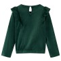 Kinderbluse mit dunkelgrünen Rüschen 104 von vidaXL, Kinder-T-Shirts - Ref: Foro24-15107, Preis: 9,78 €, Rabatt: %