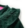 Blusa infantil con volantes verde oscuro 104 de vidaXL, Camisetas para niños - Ref: Foro24-15107, Precio: 9,68 €, Descuento: %