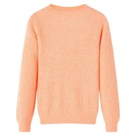 Hellorangefarbener Kinderstrickpullover 140 von vidaXL, Kinder-T-Shirts - Ref: Foro24-14574, Preis: 13,26 €, Rabatt: %