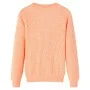 Hellorangefarbener Kinderstrickpullover 140 von vidaXL, Kinder-T-Shirts - Ref: Foro24-14574, Preis: 13,26 €, Rabatt: %
