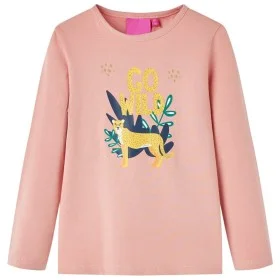 Kinder-Langarm-T-Shirt hellrosa 116 von vidaXL, Kinder-T-Shirts - Ref: Foro24-13551, Preis: 8,30 €, Rabatt: %