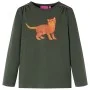 Camiseta infantil de manga larga caqui 104 de vidaXL, Camisetas para niños - Ref: Foro24-14205, Precio: 8,92 €, Descuento: %