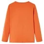 Langärmliges Kinder-T-Shirt 116 in gebranntem Orange von vidaXL, Kinder-T-Shirts - Ref: Foro24-14211, Preis: 8,92 €, Rabatt: %
