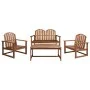 Set de muebles de jardín 4 piezas madera maciza de acacia de vidaXL, Conjuntos de jardín - Ref: Foro24-44035, Precio: 261,18 ...