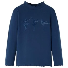 Marineblaues Langarm-T-Shirt für Kinder 104 von vidaXL, Kinder-T-Shirts - Ref: Foro24-13710, Preis: 8,30 €, Rabatt: %