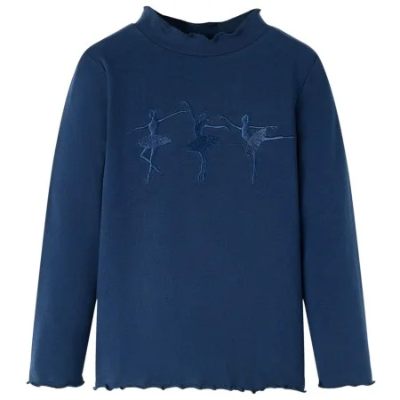 Marineblaues Langarm-T-Shirt für Kinder 104 von vidaXL, Kinder-T-Shirts - Ref: Foro24-13710, Preis: 8,30 €, Rabatt: %