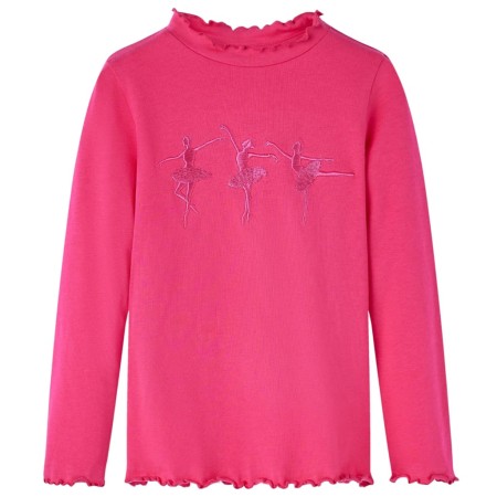 Knallrosa Langarm-T-Shirt für Kinder 92 von vidaXL, Kinder-T-Shirts - Ref: Foro24-13704, Preis: 8,39 €, Rabatt: %