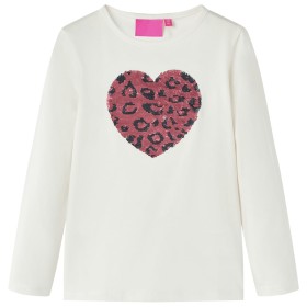 Camiseta infantil de manga larga crudo 104 de vidaXL, Camisetas para niños - Ref: Foro24-13790, Precio: 10,44 €, Descuento: %