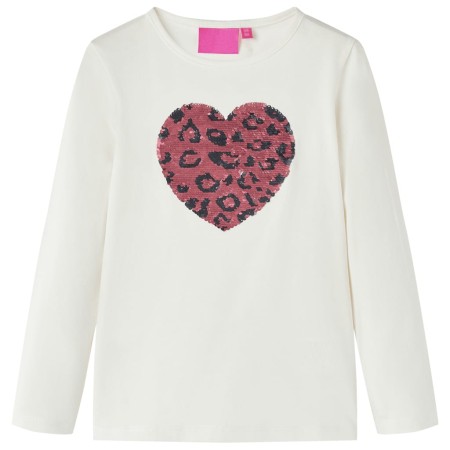Children's long-sleeved t-shirt ecru 104 by vidaXL, Kids T-shirts - Ref: Foro24-13790, Price: 10,44 €, Discount: %