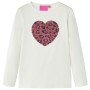 Children's long-sleeved t-shirt ecru 104 by vidaXL, Kids T-shirts - Ref: Foro24-13790, Price: 10,44 €, Discount: %