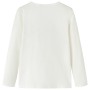 Children's long-sleeved t-shirt ecru 104 by vidaXL, Kids T-shirts - Ref: Foro24-13790, Price: 10,44 €, Discount: %