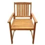 Gartenstühle 2 Einheiten aus massivem braunem Akazienholz von vidaXL, Gartenstühle - Ref: Foro24-42626, Preis: 136,74 €, Raba...
