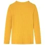 Langärmliges dunkelockerfarbenes Stretch-Strick-T-Shirt für Kinder 128 von vidaXL, Kinder-T-Shirts - Ref: Foro24-13837, Preis...
