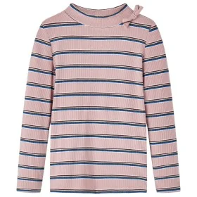 Kinder-Langarm-T-Shirt hellrosa 104 von vidaXL, Kinder-T-Shirts - Ref: Foro24-14115, Preis: 9,37 €, Rabatt: %