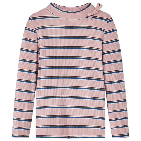 Kinder-Langarm-T-Shirt hellrosa 128 von vidaXL, Kinder-T-Shirts - Ref: Foro24-14117, Preis: 9,46 €, Rabatt: %