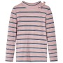 Kinder-Langarm-T-Shirt hellrosa 128 von vidaXL, Kinder-T-Shirts - Ref: Foro24-14117, Preis: 9,46 €, Rabatt: %