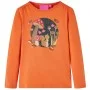 Langärmliges Kinder-T-Shirt 104 in gebranntem Orange von vidaXL, Kinder-T-Shirts - Ref: Foro24-14155, Preis: 8,72 €, Rabatt: %