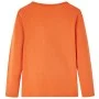 Langärmliges Kinder-T-Shirt 104 in gebranntem Orange von vidaXL, Kinder-T-Shirts - Ref: Foro24-14155, Preis: 8,72 €, Rabatt: %