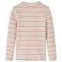 Children's long-sleeved high-neck t-shirt in ecru color 92 by vidaXL, Kids T-shirts - Ref: Foro24-14354, Price: 9,12 €, Disco...