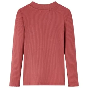 Children's long-sleeved high-neck dark red t-shirt 128 by vidaXL, Kids T-shirts - Ref: Foro24-14337, Price: 8,77 €, Discount: %
