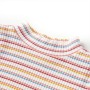 Langärmliges Kinder-T-Shirt mit Stehkragen in Ecru, Farbe 116 von vidaXL, Kinder-T-Shirts - Ref: Foro24-14356, Preis: 9,22 €,...