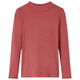 Camiseta infantil manga larga cuello alto rojo oscuro 104 de vidaXL, Camisetas para niños - Ref: Foro24-14335, Precio: 8,87 €...