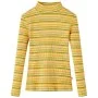 Langärmliges Kinder-T-Shirt mit Stehkragen in der Farbe Ocker 140 von vidaXL, Kinder-T-Shirts - Ref: Foro24-14363, Preis: 10,...