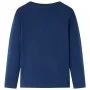 Marineblaues Langarm-T-Shirt für Kinder 128 von vidaXL, Kinder-T-Shirts - Ref: Foro24-14067, Preis: 8,77 €, Rabatt: %