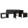 Gartenmöbel-Set 4-teilig aus braunem synthetischem Rattan von vidaXL, Gartensets - Ref: Foro24-44288, Preis: 274,63 €, Rabatt: %