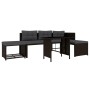 Gartenmöbel-Set 4-teilig aus braunem synthetischem Rattan von vidaXL, Gartensets - Ref: Foro24-44288, Preis: 277,01 €, Rabatt: %