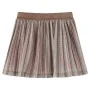 Children's pleated skirt with brown and pink glitter 128 by vidaXL, kids pants - Ref: Foro24-14557, Price: 12,96 €, Discount: %