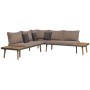 4-piece garden furniture set and solid acacia wood cushions by vidaXL, Garden sets - Ref: Foro24-44240, Price: 630,41 €, Disc...