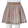 Falda plisada infantil con purpurina marrón y rosa 128 de vidaXL, Pantalones de niños - Ref: Foro24-14557, Precio: 13,10 €, D...