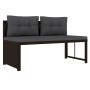 Garden furniture set 4 pieces brown synthetic rattan by vidaXL, Garden sets - Ref: Foro24-44288, Price: 277,01 €, Discount: %
