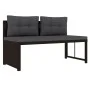 Set de muebles de jardín 4 piezas ratán sintético marrón de vidaXL, Conjuntos de jardín - Ref: Foro24-44288, Precio: 274,63 €...