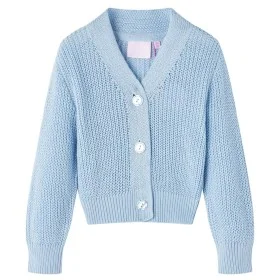 Blaue Kinderstrickjacke 104 von vidaXL, Oberbekleidung für Kinder - Ref: Foro24-14581, Preis: 15,78 €, Rabatt: %