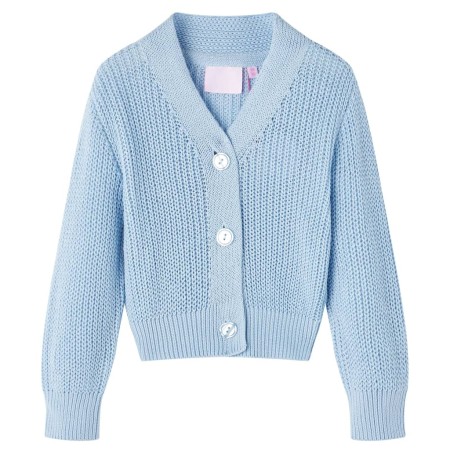 Blaue Kinderstrickjacke 104 von vidaXL, Oberbekleidung für Kinder - Ref: Foro24-14581, Preis: 15,97 €, Rabatt: %