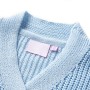 Blaue Kinderstrickjacke 104 von vidaXL, Oberbekleidung für Kinder - Ref: Foro24-14581, Preis: 15,97 €, Rabatt: %