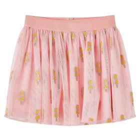 Falda infantil con tul rosa claro 116