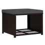 Garden furniture set 4 pieces brown synthetic rattan by vidaXL, Garden sets - Ref: Foro24-44288, Price: 277,01 €, Discount: %