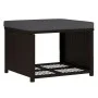 Set de muebles de jardín 4 piezas ratán sintético marrón de vidaXL, Conjuntos de jardín - Ref: Foro24-44288, Precio: 274,63 €...