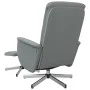 Relax-Massagesessel mit Fußstütze aus hellgrauem Stoff von vidaXL, Sessel - Ref: Foro24-356582, Preis: 150,78 €, Rabatt: %