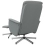 Relax-Massagesessel mit Fußstütze aus hellgrauem Stoff von vidaXL, Sessel - Ref: Foro24-356582, Preis: 174,06 €, Rabatt: %