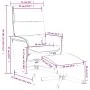 Relax-Massagesessel mit Fußstütze aus hellgrauem Stoff von vidaXL, Sessel - Ref: Foro24-356582, Preis: 150,78 €, Rabatt: %