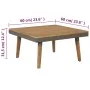 4-teiliges Gartenmöbel-Set und Kissen aus massivem Akazienholz von vidaXL, Gartensets - Ref: Foro24-44240, Preis: 612,15 €, R...