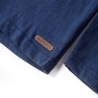 Children's long-sleeved navy blue mélange t-shirt 128 by vidaXL, Kids T-shirts - Ref: Foro24-12702, Price: 12,39 €, Discount: %