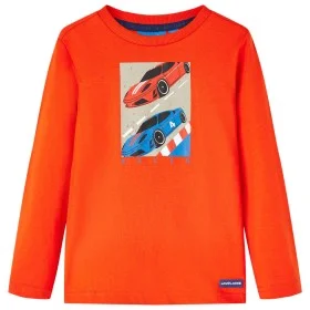 Leuchtendes orangefarbenes Langarm-T-Shirt für Kinder 116 von vidaXL, Kinder-T-Shirts - Ref: Foro24-12806, Preis: 8,12 €, Rab...